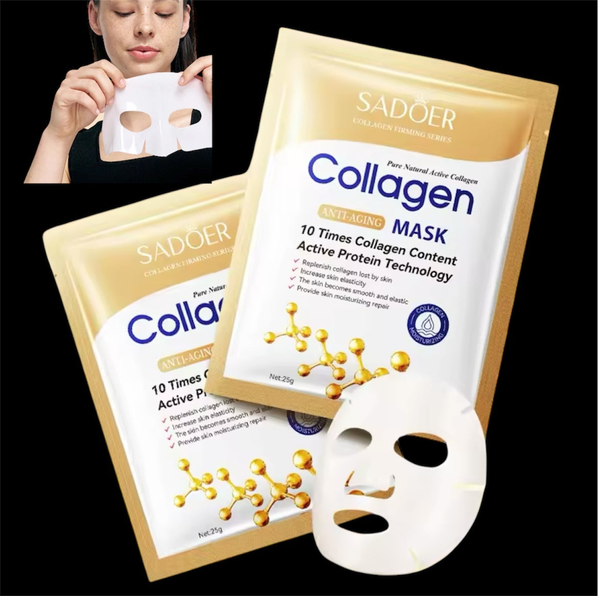 MASQUE BIO AU COLLAGÈNE