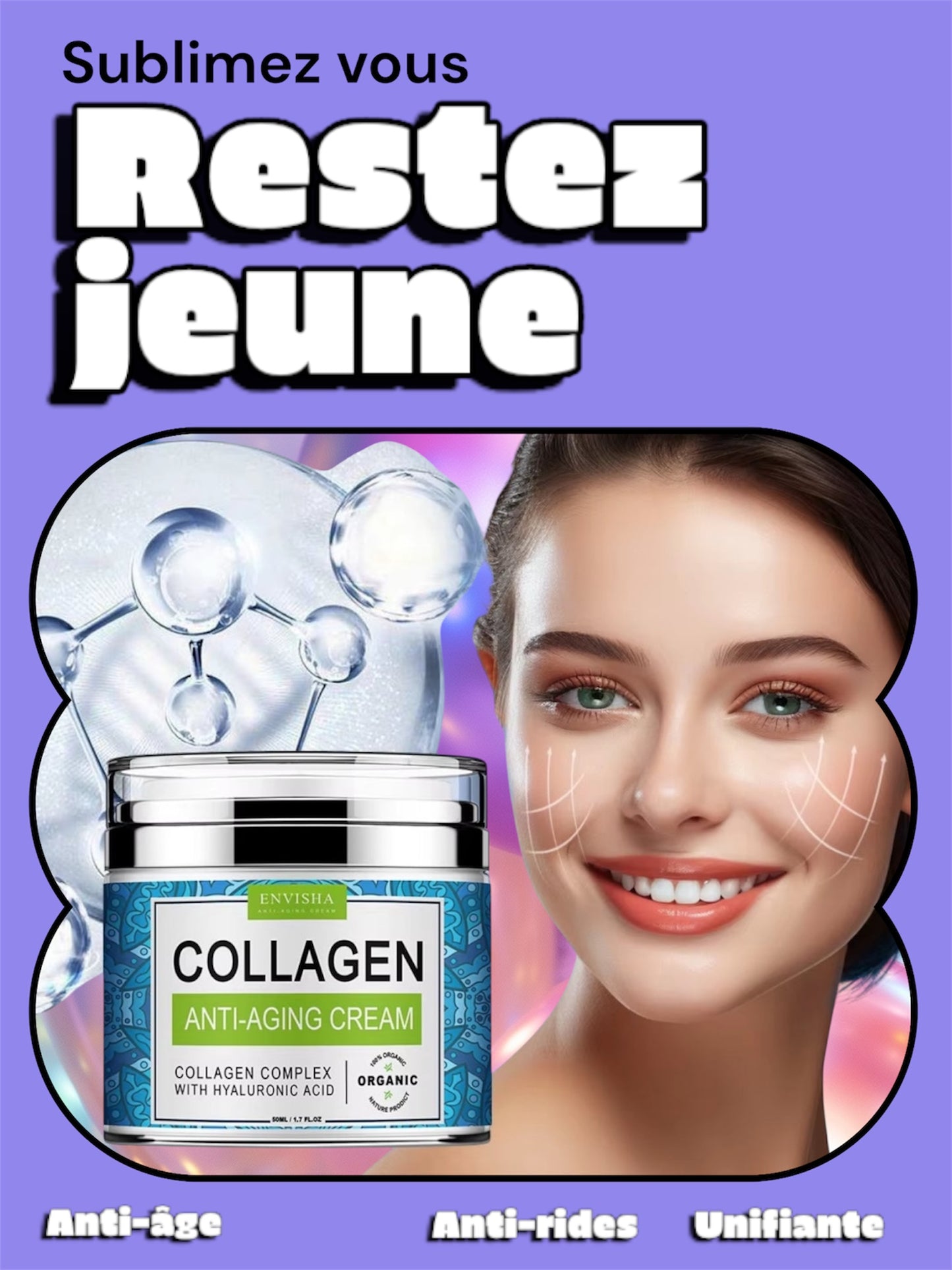 CRÈME POUR LE VISAGE AU COLLAGÈNE